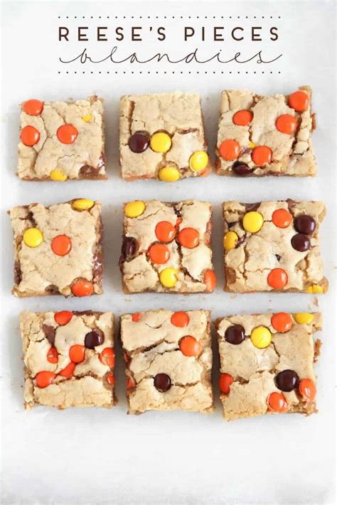 Reese's Pieces Blondies - I Heart Nap Time