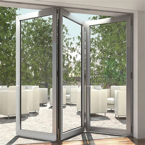 High Quality Aluminum Frame Tempered Glass Folding Door | Aluminium Door...