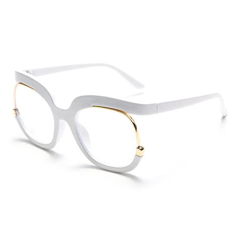 Retro Square Optical Glasses Frames Men Women Fashion Prescription Gla ...