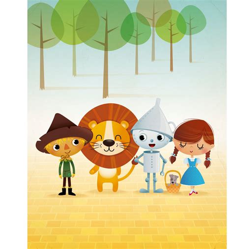 Wizard of Oz art print illustration kids room by IreneGoughPrints ...