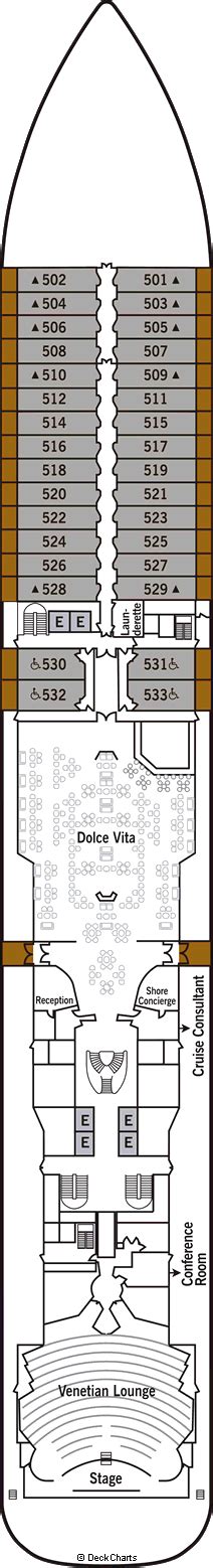 Silversea Silver Spirit Deck Plans: Ship Layout, Staterooms & Map ...