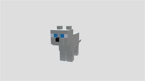 White minecraft cat - Download Free 3D model by Evil_Katz [ad12309 ...