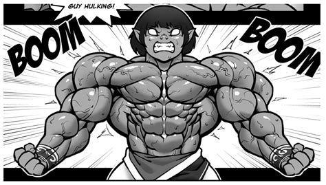 Xiv Muscle Growth Comparison(Bonus Fun Stuff) by Pokkuti on DeviantArt