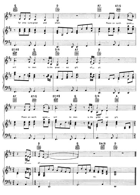 THE GREATEST GIFT OF ALL Piano Sheet music | Easy Sheet Music