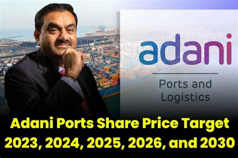 Adani Ports Share Price Target 2023, 2024, 2025, 2026, and 2030 ...