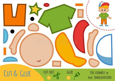 Education Paper Game for Children, Sandwich Stock Vector - Illustration ...