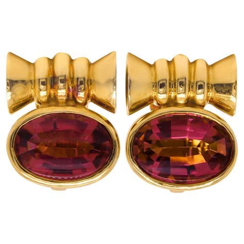 Bulgari Serpenti Full Diamond Pave and Ruby Yellow and White Gold Snake ...