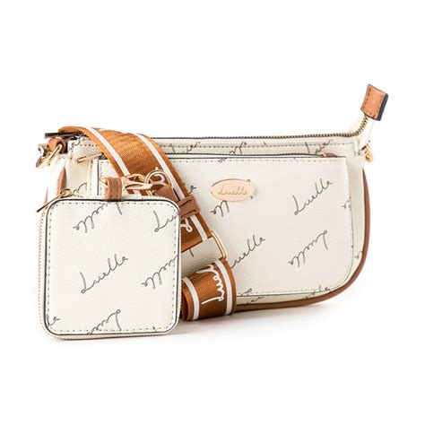 Luella Crossbody Bag with Logo Print