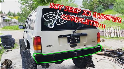 Built My First DIY Jeep XJ Bumper! Turned Out GREAT - YouTube