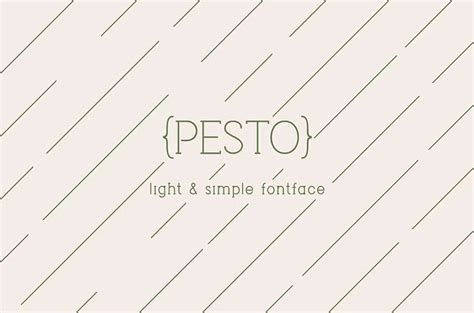 Pesto Font - FreeDaFonts