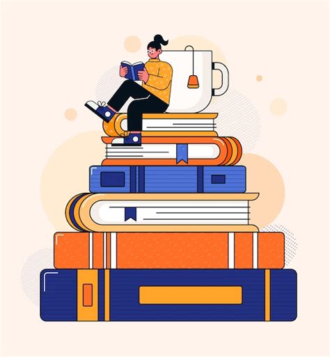 Free Vector | Hand drawn flat design stack of books