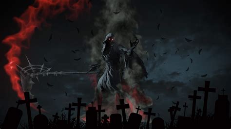 2560x1440 Resolution Grim Reaper Artwork 1440P Resolution Wallpaper ...