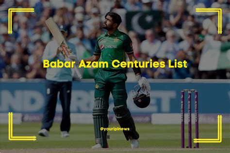 Babar Azam Centuries List - Records Of | Test | ODI | T20