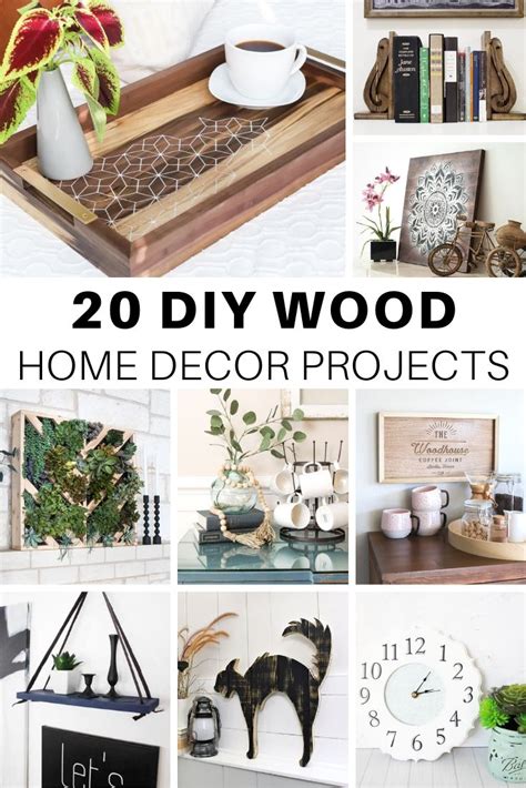 20 Cute DIY Wood Home Decor Projects – The House of Wood