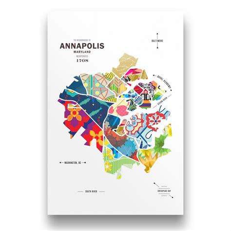 Annapolis Map Print Poster | Shop the Baltimore Sun Official Store