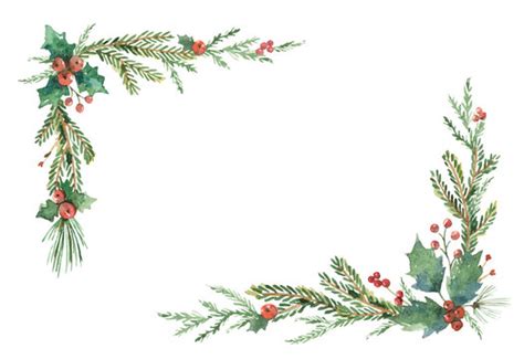 Christmas Watercolor Border Images – Browse 29,190 Stock Photos ...