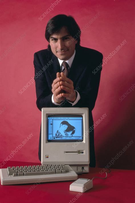 Steve Jobs, American entrepreneur - Stock Image - C056/3064 - Science ...