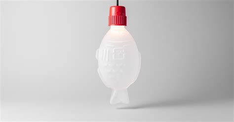 Soy sauce bottle light lamp Japan Heliograph art design Japanese food ...