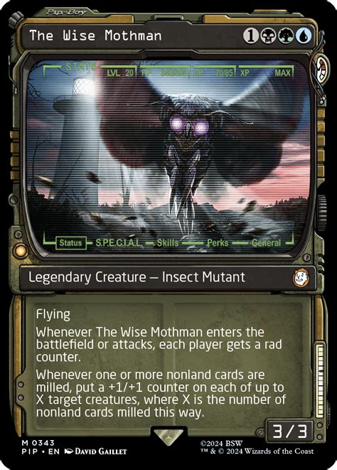 The Wise Mothman from Fallout Spoiler