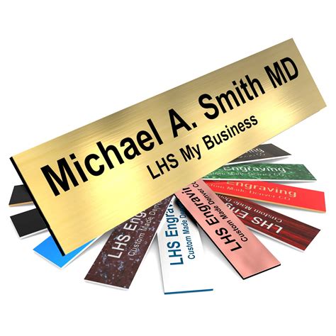 LHS My Business | Engraved Name Plates for Door Sign Personalized ...