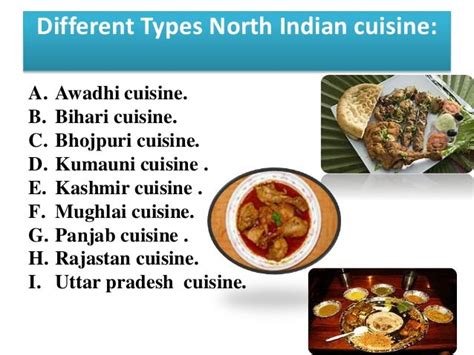 presentation on indian cuisine