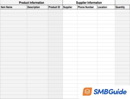 How to Create an Inventory Sheet [with free sample download]