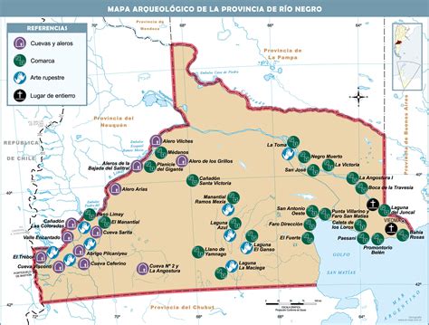 Archaeological map of the Province of Río Negro, Argentina | Gifex