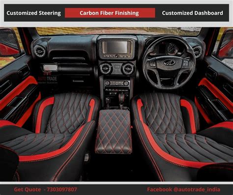 New Mahindra Thar Interior Modification: Autotrade Interior | by ...