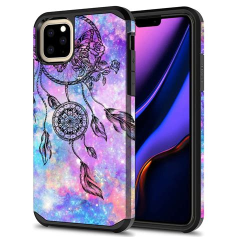 iPhone 11 Case, Kaesar Slim Hybrid Dual Layer Shockproof Hard Cover ...