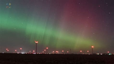 Aurora Borealis Time Lapse, Northern Lights Fill The Sky Over Central ...