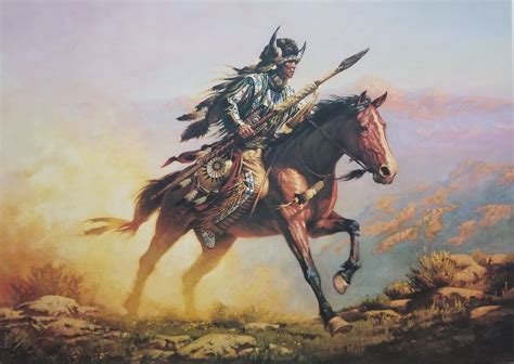 Spirit Of The Plains - Limited Edition Print by Chuck Ren - Native ...