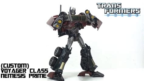 Video Review of the Transformers Prime: Nemesis Prime (custom) - YouTube