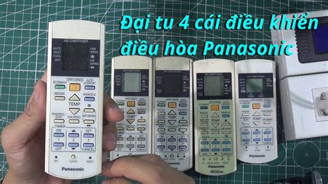 Sửa điều khiển điều hòa Panasonic - YouTube