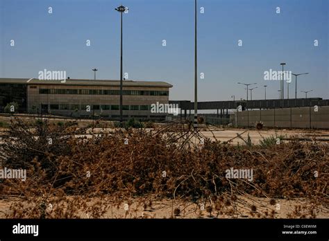 The terminals of the Erez crossing point between the Gaza strip and ...