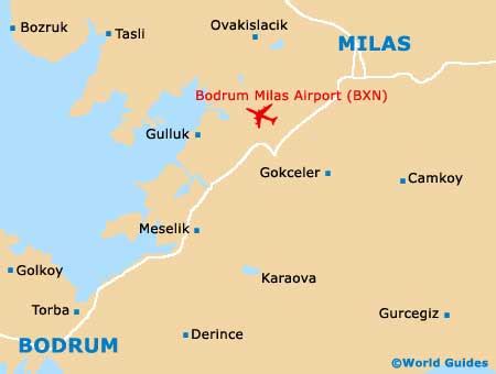 Bodrum Maps and Orientation: Bodrum, Mugla, Turkey