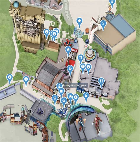 Disneyland Paris Avengers Campus Map - MiceChat