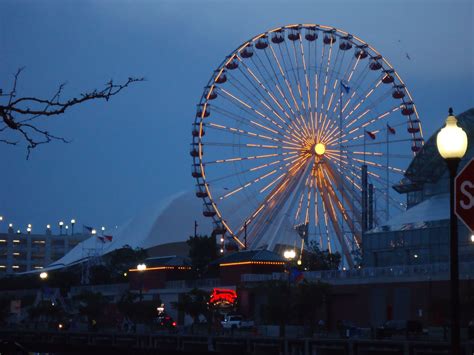 Ferris Wheel at Navy Pier Chicago Navy Pier Chicago, The Good Place ...