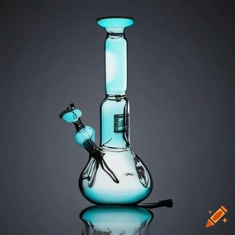 Sleek and modern bong with unique design on Craiyon