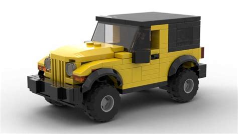 Jeep Wrangler TJ - LEGO® MOC Instructions