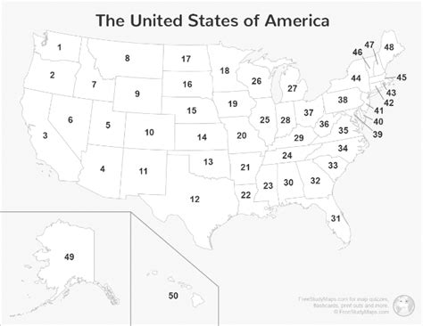 Us 50 State Map Quiz - Allene Madelina