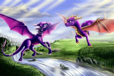 Spyro and Cynder - Cynder Fan Art (40081669) - Fanpop