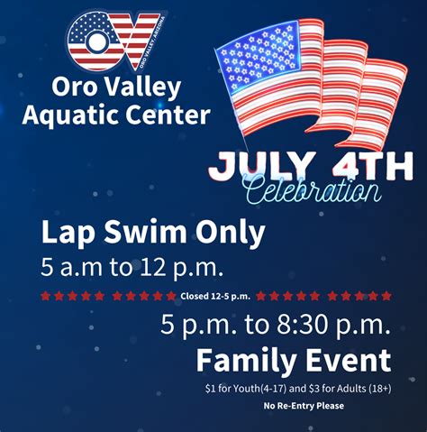 Oro Valley Aquatic Center 4th of July Celebration – Oro Valley | it's ...