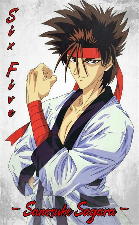 Rurouni Kenshin Anime Sanosuke Sagara With His Famous Saying Six Five ...