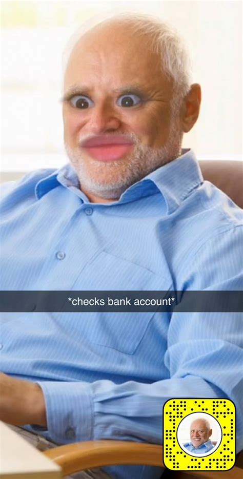 Hide the pain Harold! 😰😳💰 : r/SnapLenses