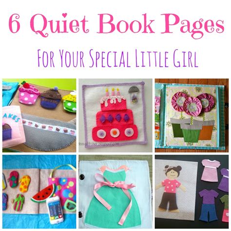 6 Quiet Book Pages For Little Girls – Felting