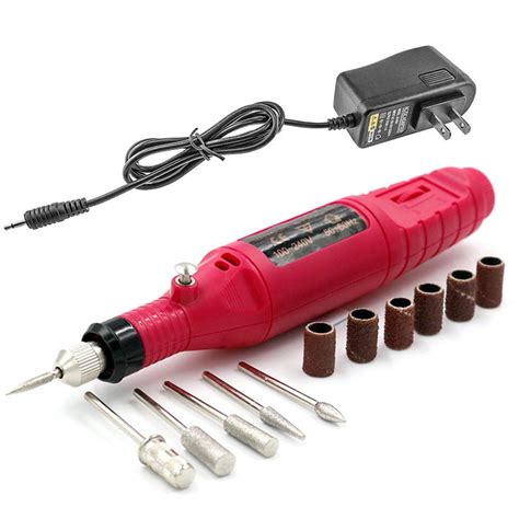 Electric Nail Drill Machine Filer Kit Rotary Carver Nail Polish Machine ...