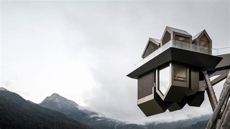 At Hotel Hubertus, an Upside-Down Spa Floats in Midair | Architectural ...