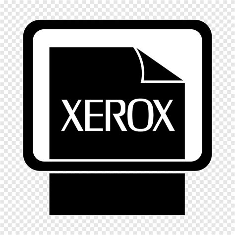 Logo Computer Icons Xerox, printer icon, text, rectangle png | PNGEgg