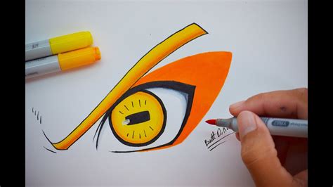 how to draw naruto eyes step by step - YouTube