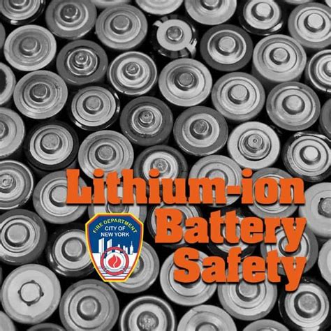 Safety Tips for Lithium-Ion Batteries - FDNY Smart